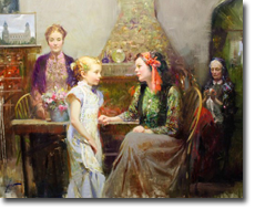 Original Painting, Generations of Faith by Pino