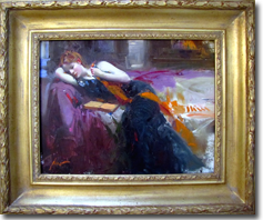 Original Painting, Lazy Afternoon by Pino