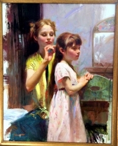 Original Painting, A Mother's Care