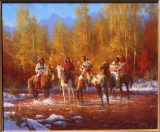 The Old Timers, a Gary Lynn Roberts Original Painting