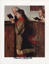 A Scout is Reverent by Norman Rockwell