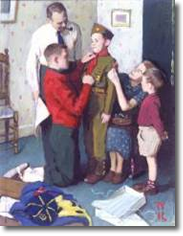Mighty Proud Study by Norman Rockwell