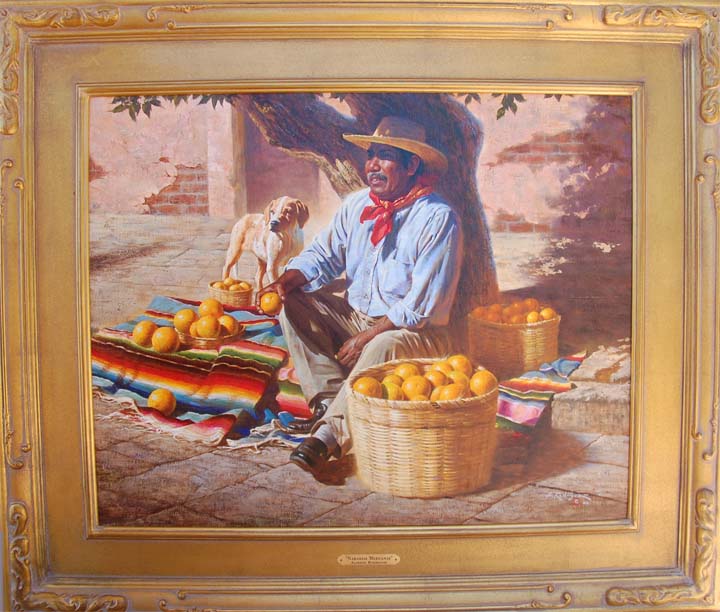 Original Painting, At Grand Mascorral by Alfredo Rodriguez