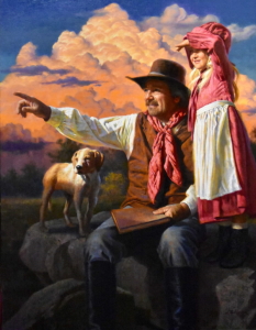 Original Painting, At Day's End by Alfredo Rodriguez