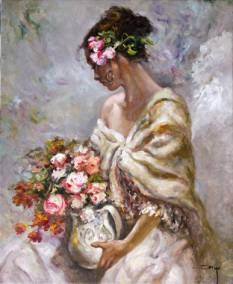 Original Painting, Suave by Royo
