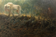 Original Painting, White Spectre by John Seerey-Lester