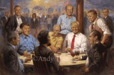 Original Painting, The Republican Club by Andy Thomas