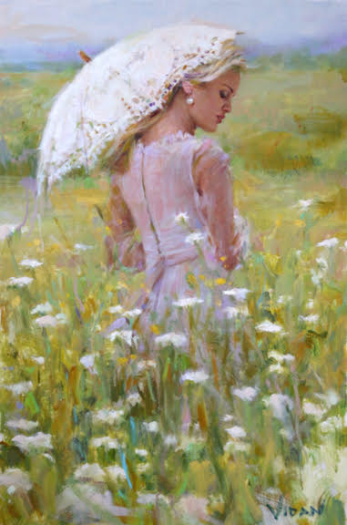 Spring Original Painting by Vidan