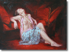 Original Painting, Moments Of Passion by Vidan