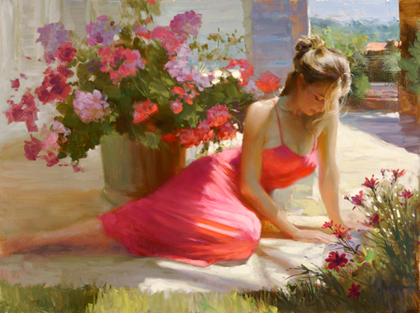 In Shadow with Flowers

 Original Painting by Vladimir Volegov