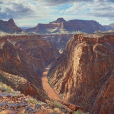 Original Painting, A Chasm Sublime: Plateau Point by Curt Walters
