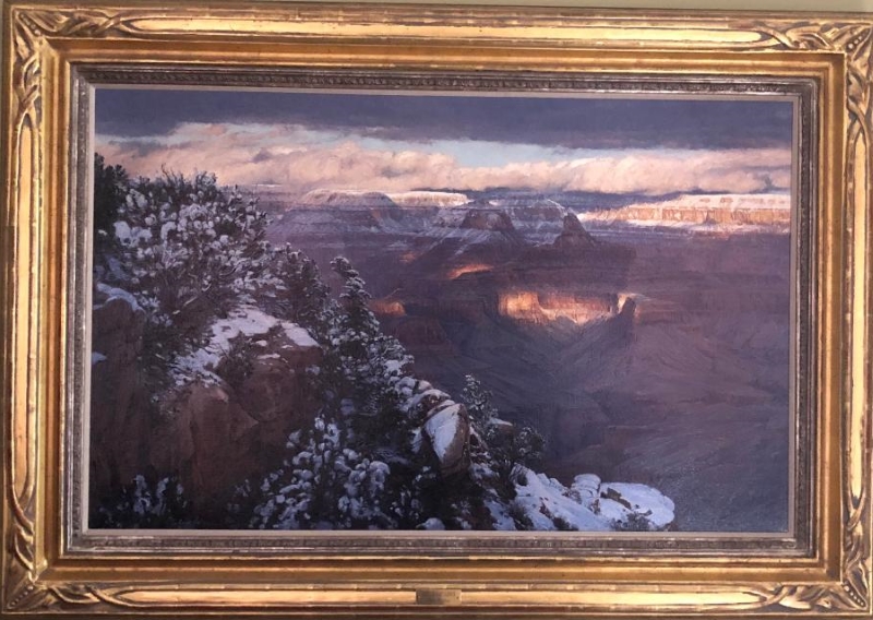 Original Painting, Winter's Opulence by Curt Walters