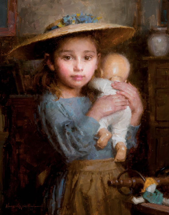 Original Painting, Caroline's Doll
 by Morgan Weistling
