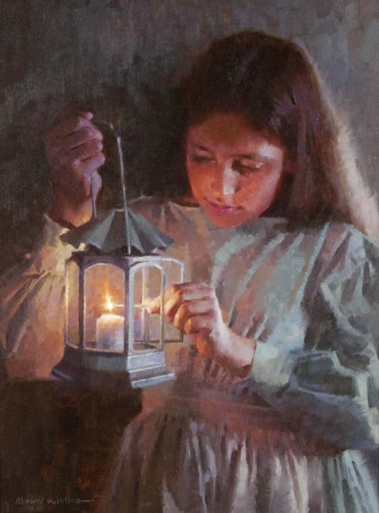 Original Painting, Candlelight
 by Morgan Weistling