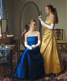 Original Painting, Preparing for the Ball by Evan Wilson