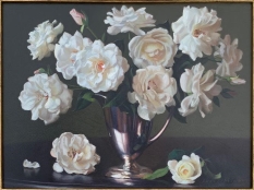 Original Painting, Roses by Evan Wilson