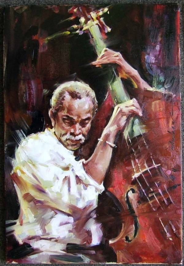 Original Painting, Jazz by Andrew Atroshenko