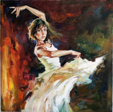 Original Painting, The Dancer II by Andrew Atroshenko