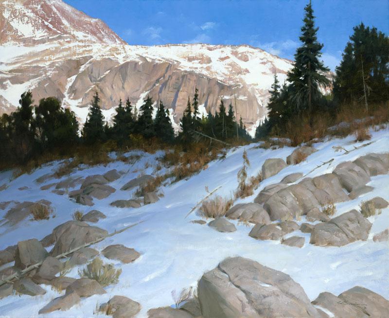 Clearing Skies, Original Painting by Tom Browning