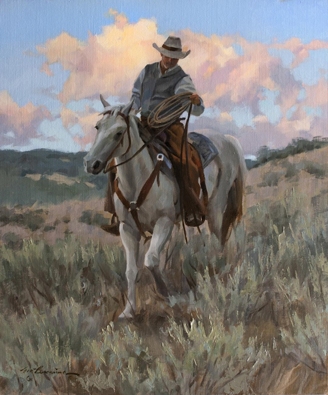 Off the Ridge, Original Painting by Tom Browning