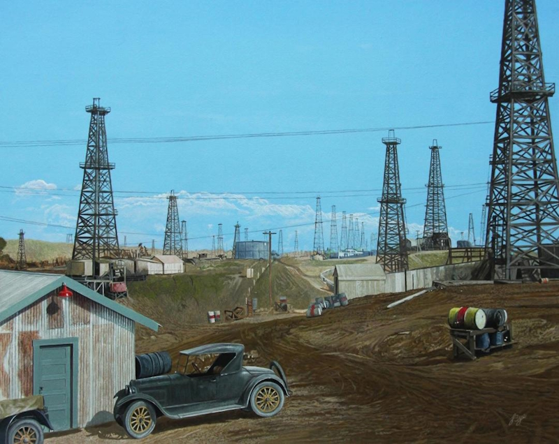 Oil Fields by John Bye