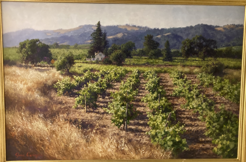 Original Painting, Vineyard by June Carey