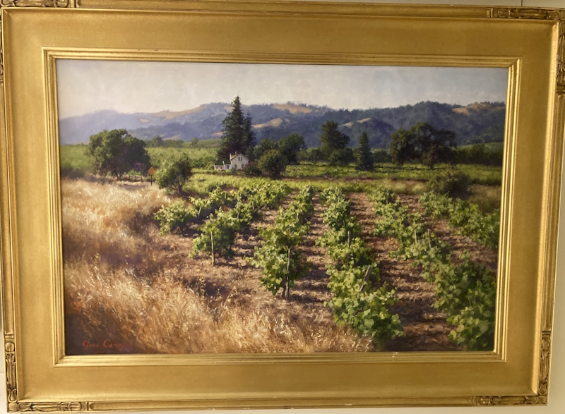 Original Painting, Vineyard by June Carey