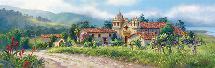 Original Painting, Padre's Vineyard by June Carey