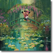 Mickey And Minnie At Giverny by James Coleman