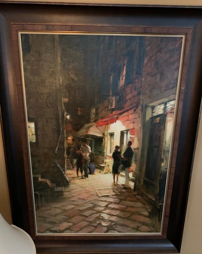 Original Painting, A Night Out by Dimitri Danish