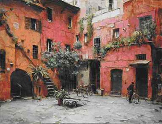 Rome Courtyard by Dimitri Danish by Dimitri Danish