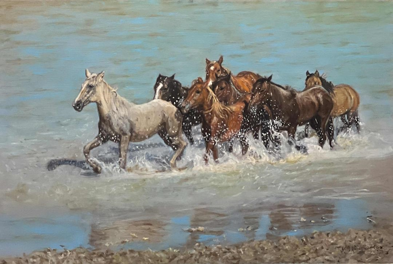 Stampede II by Judee Dickinson