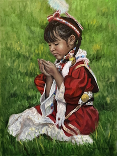 Original Painting, Awaiting Title II by Judee Dickinson