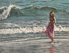 Original Painting, Sea Breeze by Judee Dickinson