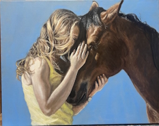 Original Painting, True Love by Judee Dickinson