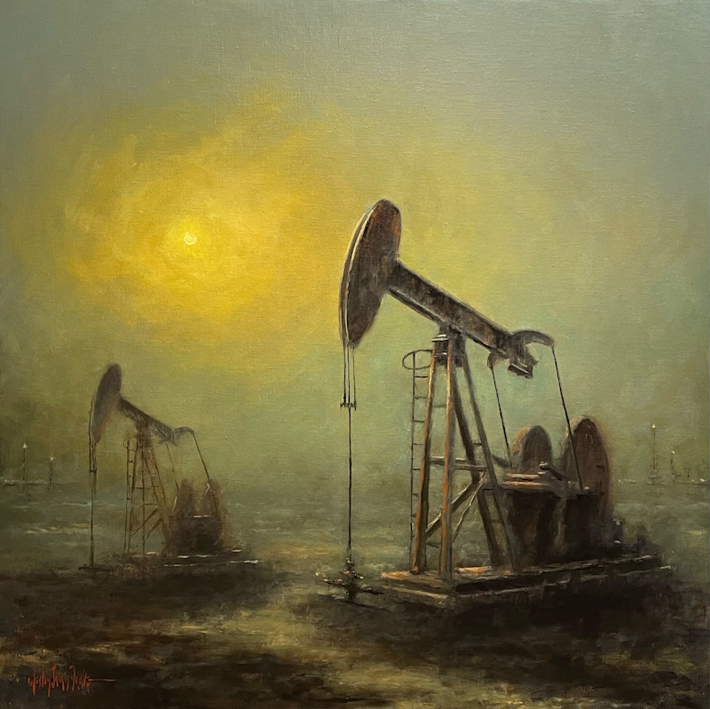 Black Gold Morning by Wesley James Drake