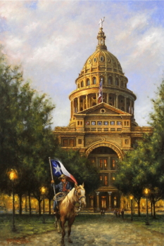 Original Painting, Texas Pride by Wesley James Drake