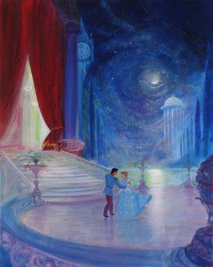Original Painting, Cinderella So This Is Love by Harrison Ellenshaw