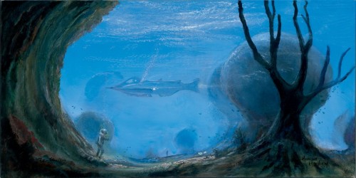 Original Painting, 20,000 Leagues Under The Sea by Peter & Harrison Ellenshaw