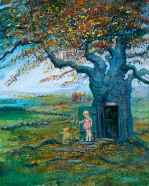 Original Painting, Fall by Peter & Harrison Ellenshaw