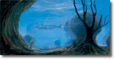 Original Painting, 20,000 Leagues Under The Sea by Peter & Harrison Ellenshaw
