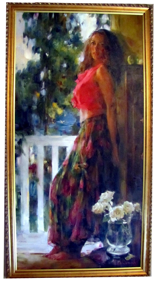 Original Painting, Beauty by Michael & Inessa Garmash