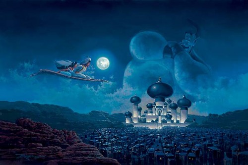 Flight Over Agrabah by Rodel Gonzalez