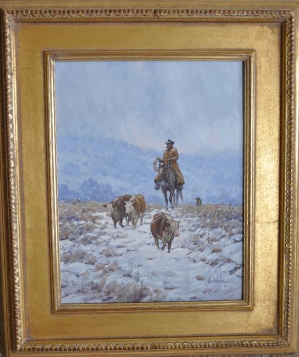 Original Painting, Working Cold by Martin Grelle