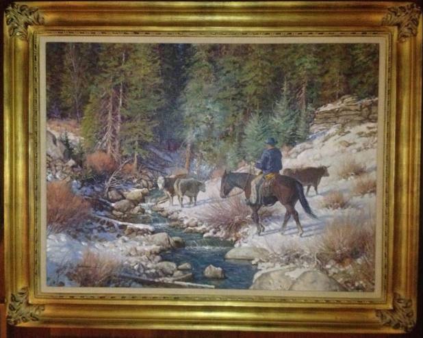 Original Painting, Late Autumn Gather by Martin Grelle