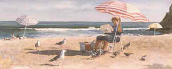 Original Painting, Bird Women of Paradise Cove by Steve Hanks