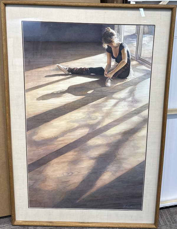 Original Painting, In the Studio by Steve Hanks