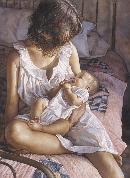 Original Painting, In the Eyes of the Innocent by Steve Hanks