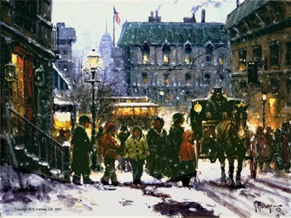 Fresh Snow in the City by G. Harvey by G. Harvey