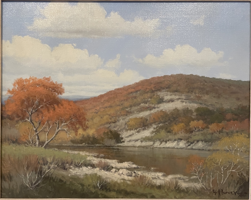 Original Painting, Autumn in the Hill Country (Kerrville) by G. Harvey